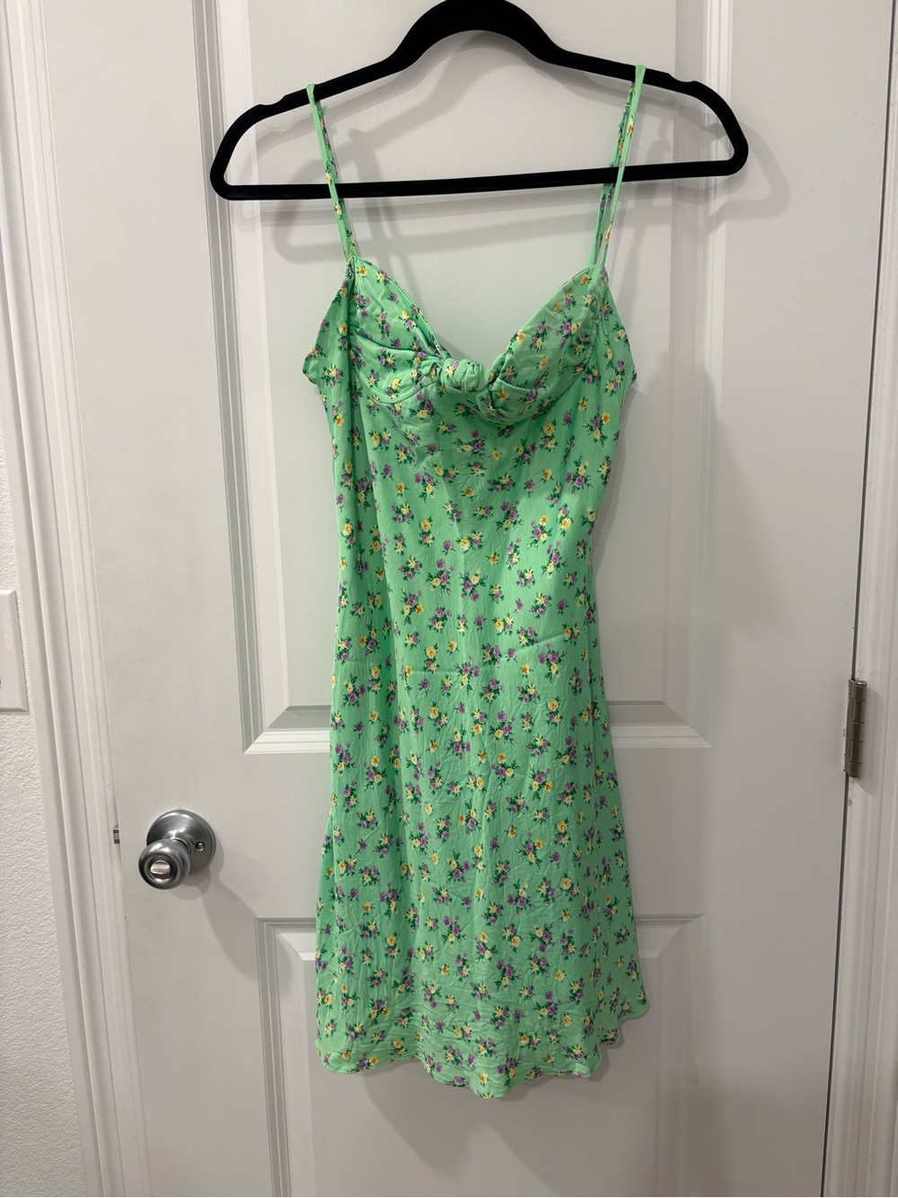Zara Mint Green Floral Slip Dress